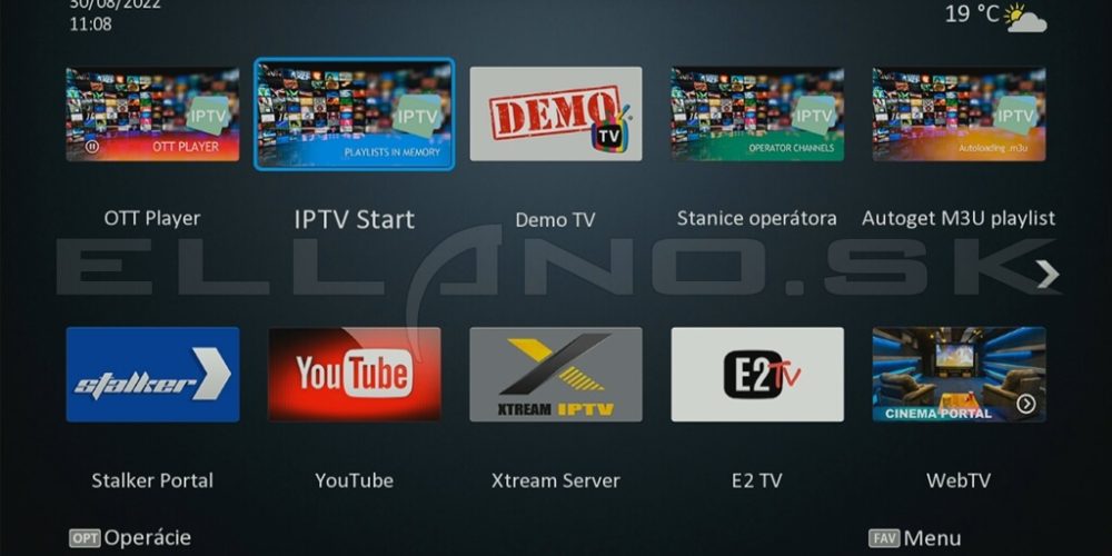 JAK PŘIDAT IPTV STREAMY V APLIKACI IPTV START V OS DENYS /DEFINE